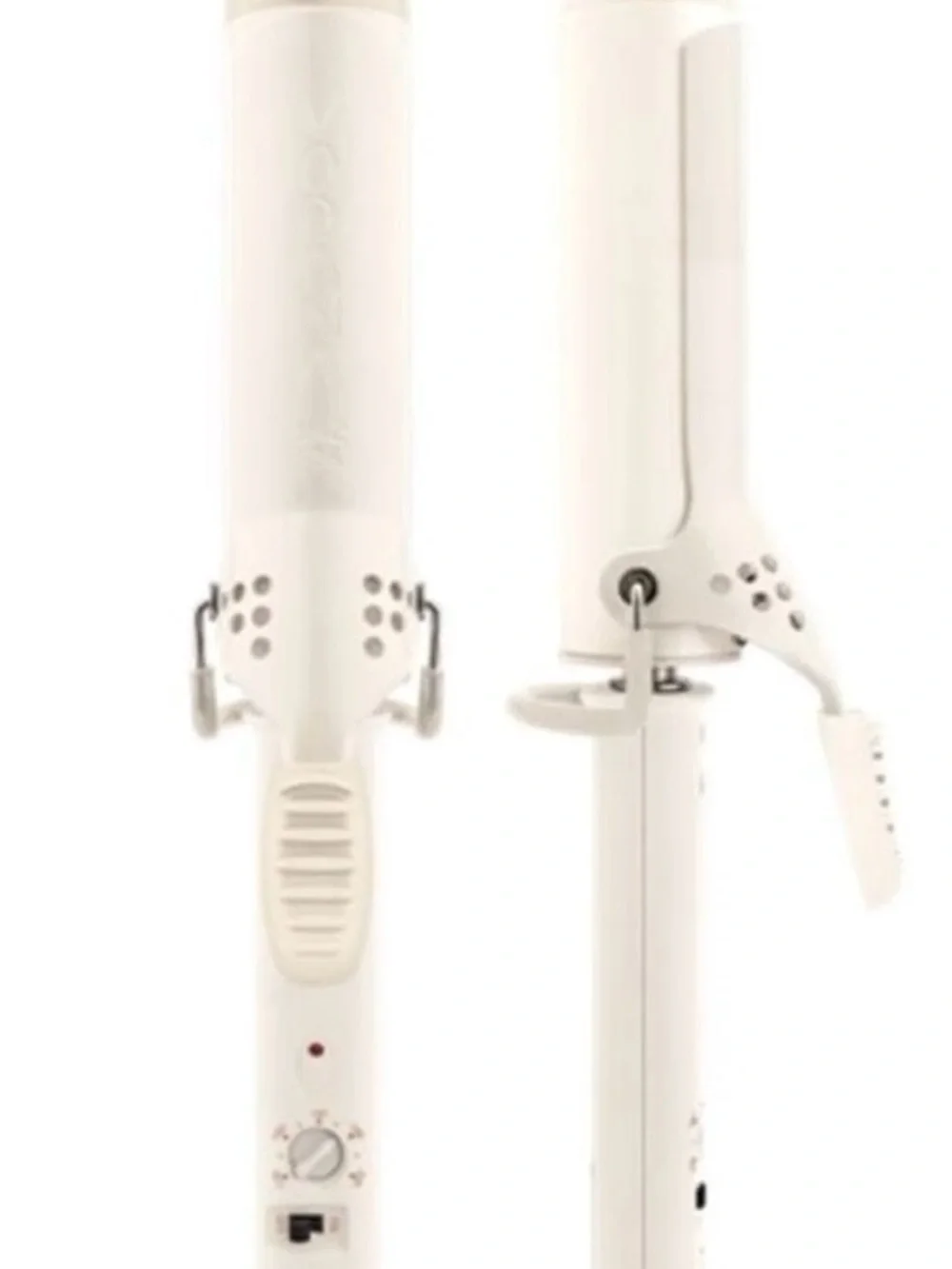Vodana Glam Wave White Barrel Curling Iron